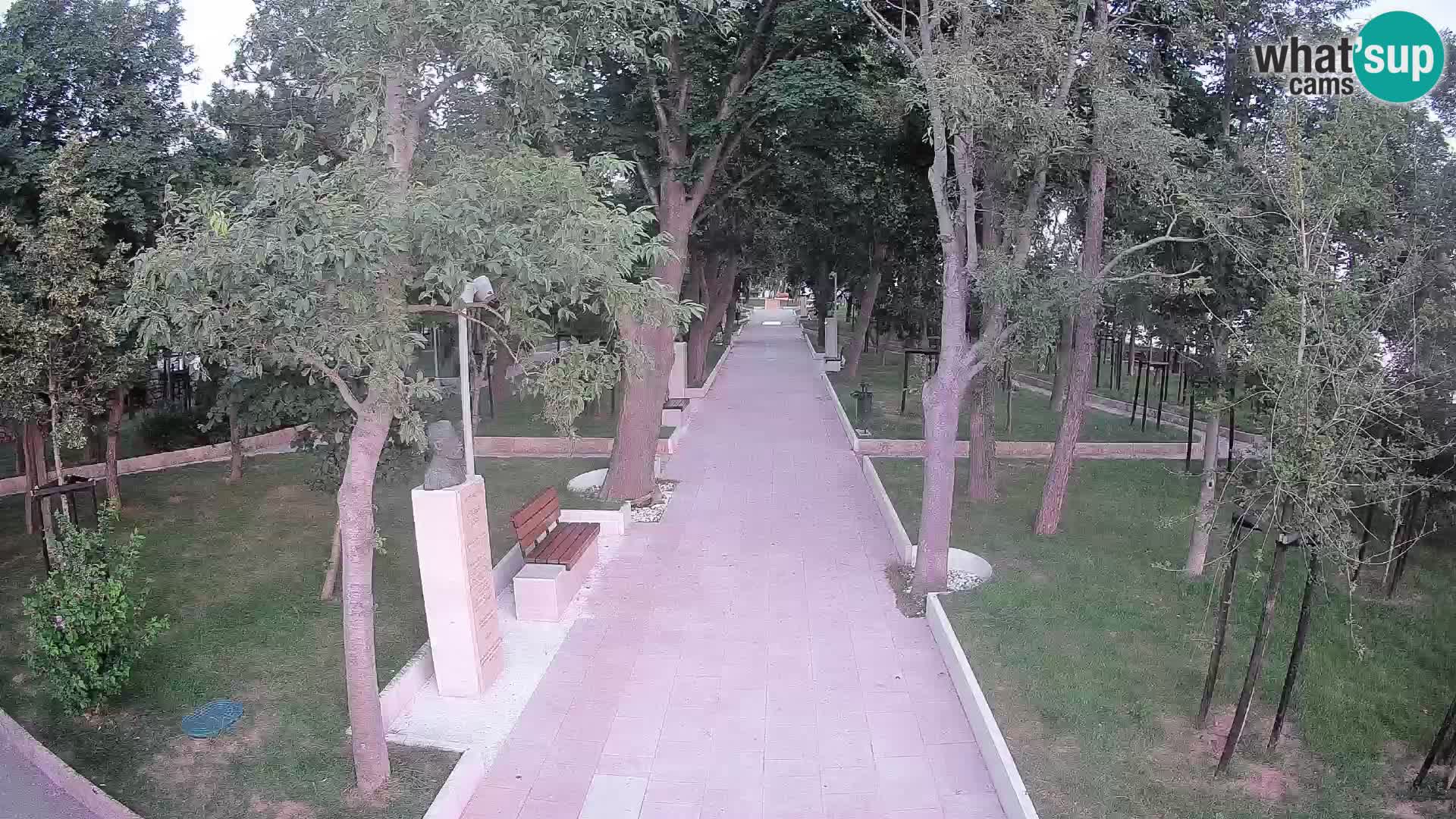 Writers’ Park Webcam Senj – Live by the Sea