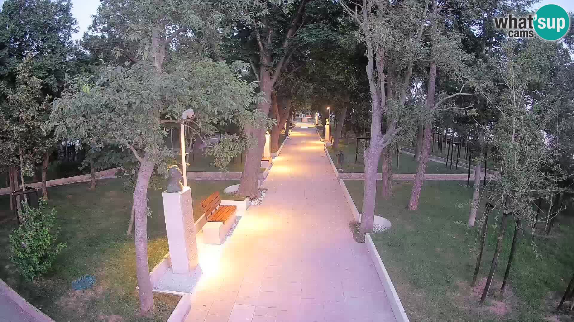 Writers’ Park Webcam Senj – Live by the Sea