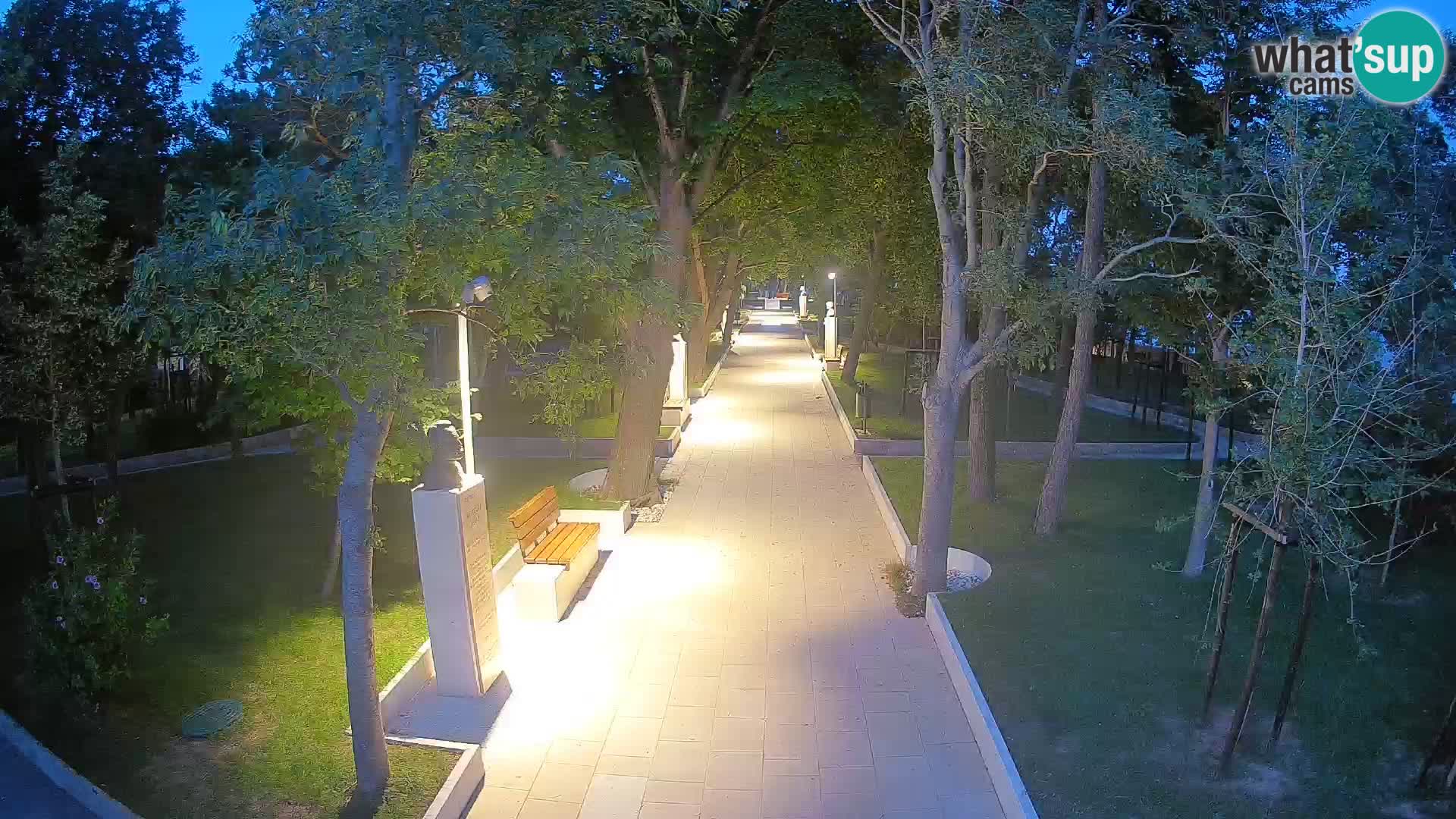 Writers’ Park Webcam Senj – Live by the Sea