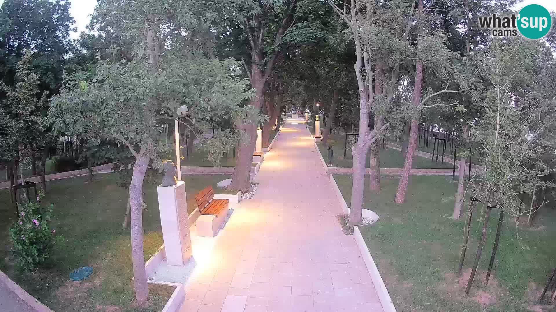 Writers’ Park Webcam Senj – Live by the Sea