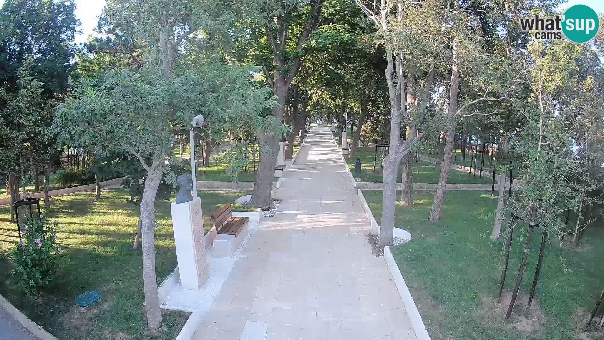 Writers’ Park Webcam Senj – Live by the Sea