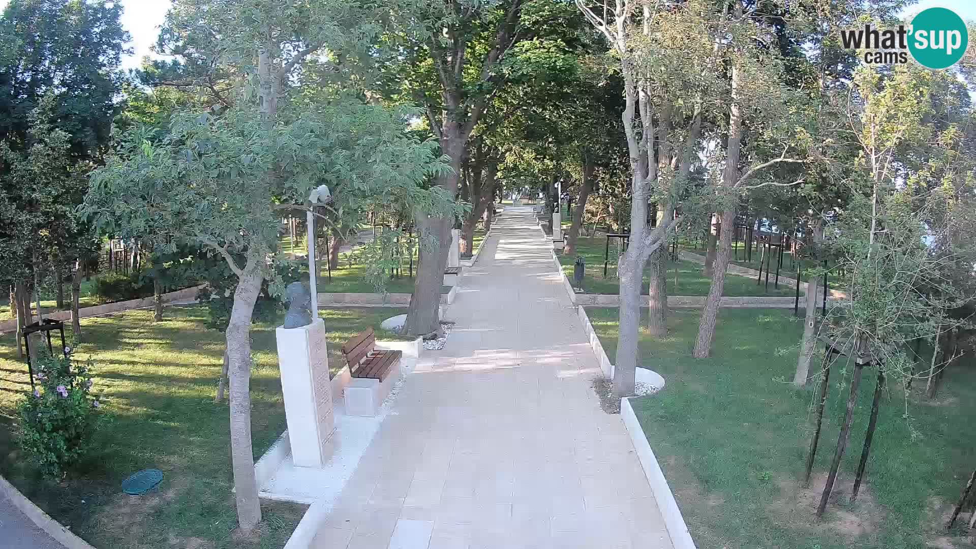 Writers’ Park Webcam Senj – Live by the Sea