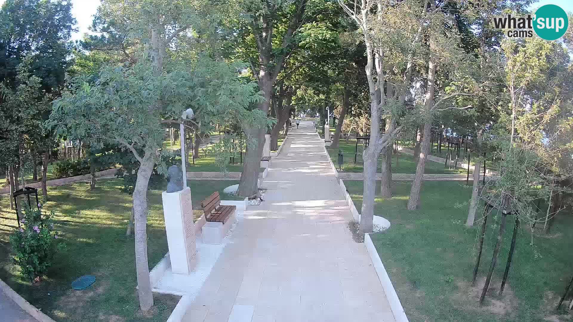Writers’ Park Webcam Senj – Live by the Sea