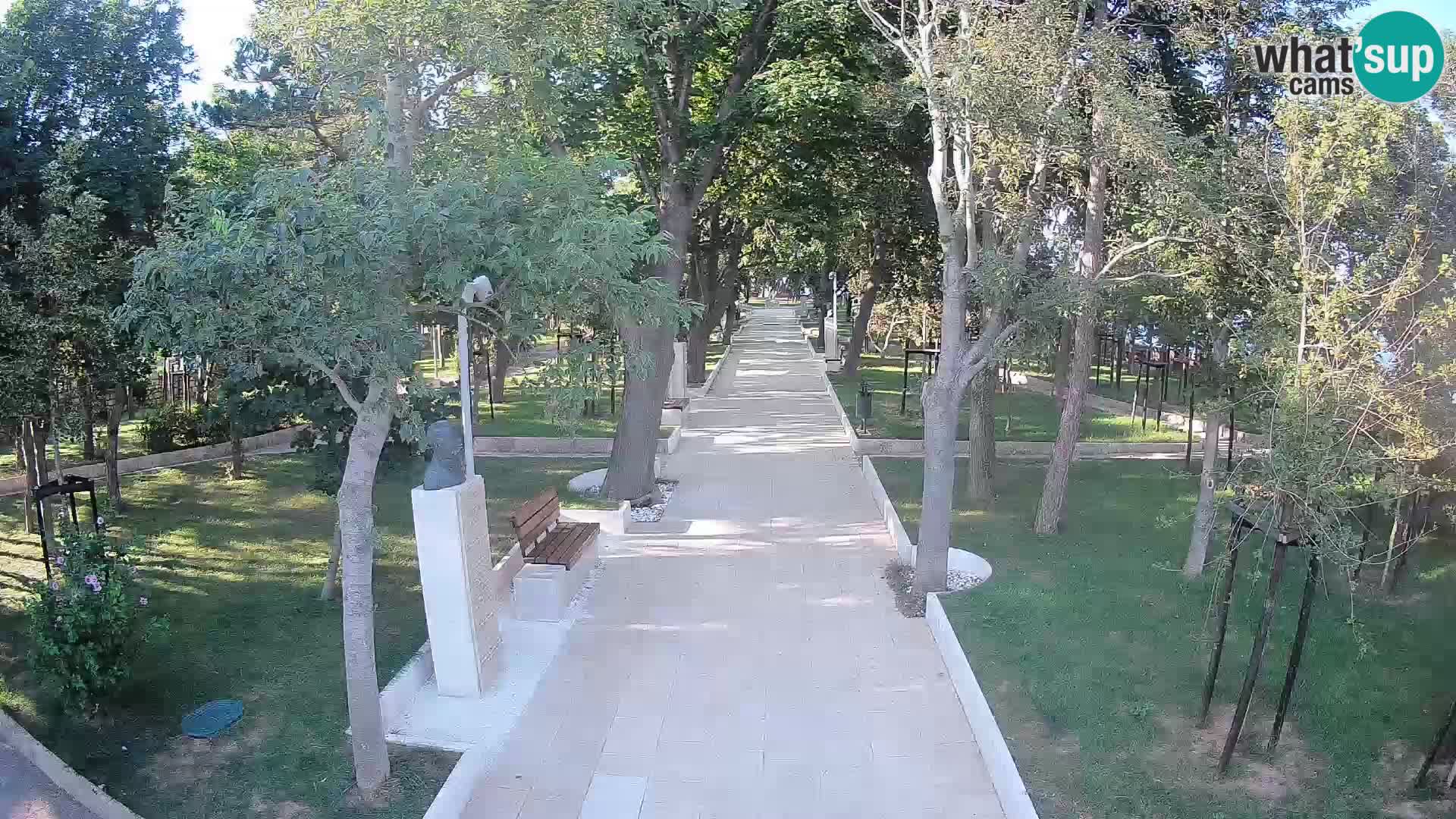 Writers’ Park Webcam Senj – Live by the Sea
