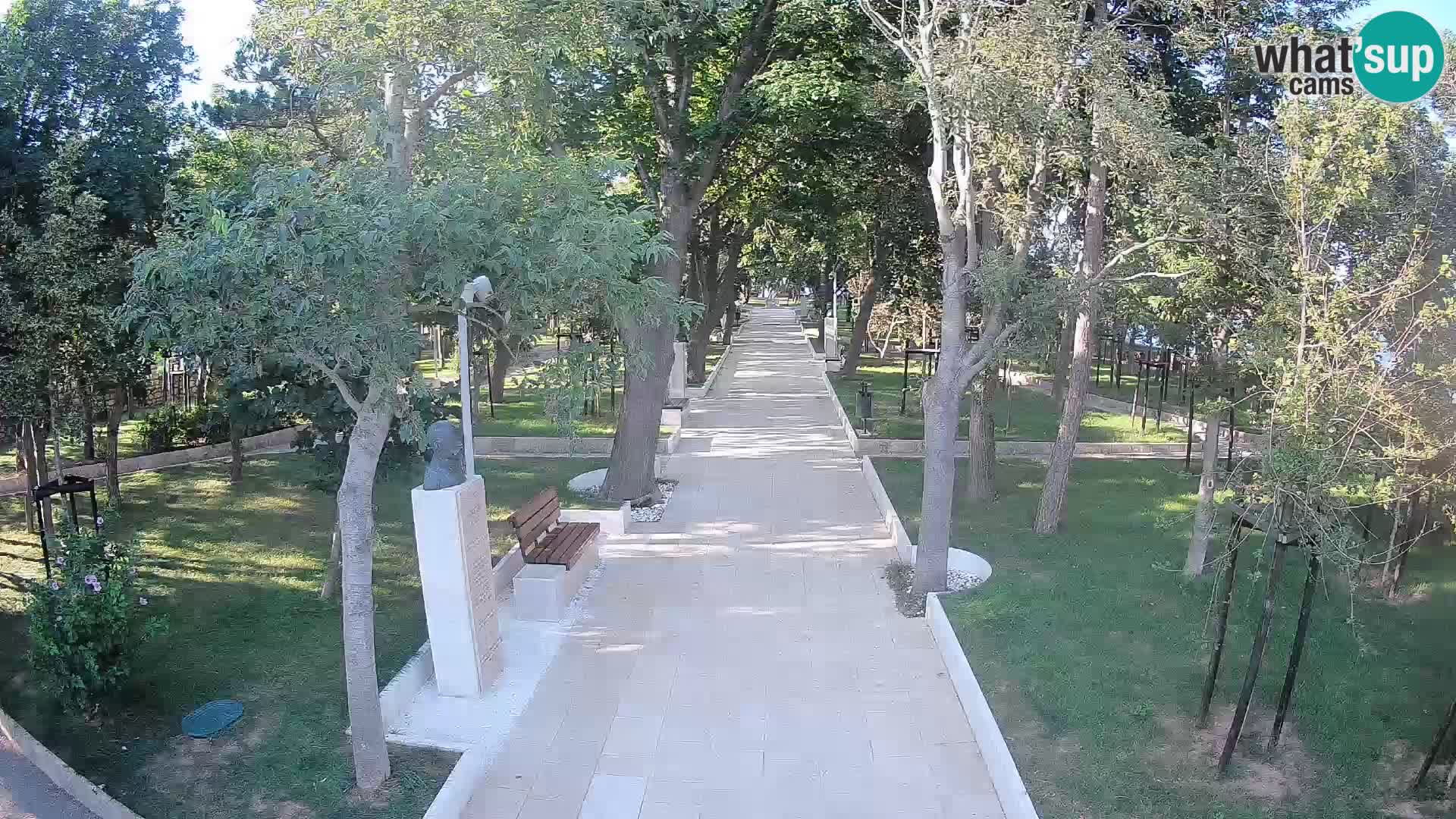 Writers’ Park Webcam Senj – Live by the Sea