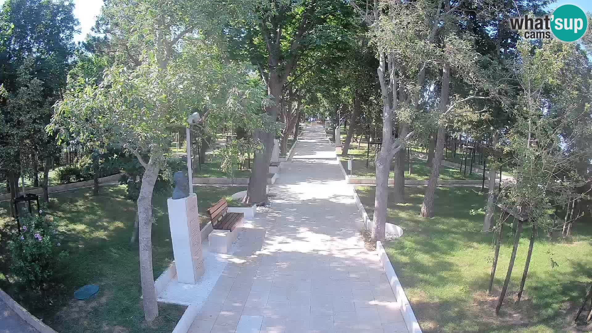 Writers’ Park Webcam Senj – Live by the Sea