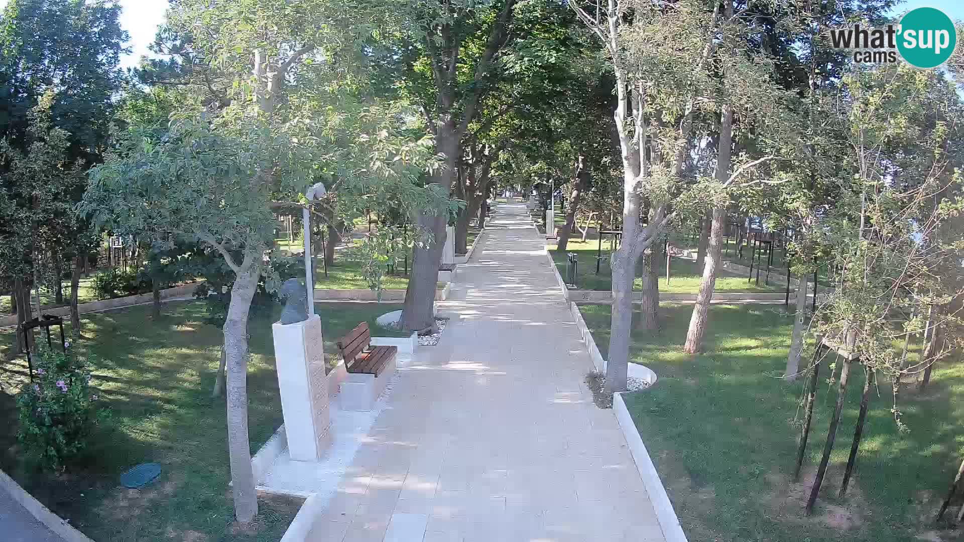 Webcam Schriftstellerpark Senj – Live am Meer