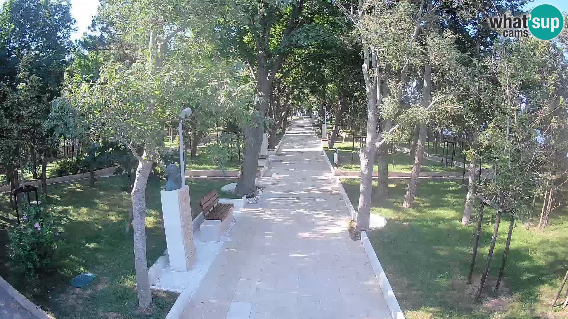 Writers’ Park Webcam Senj – Live by the Sea