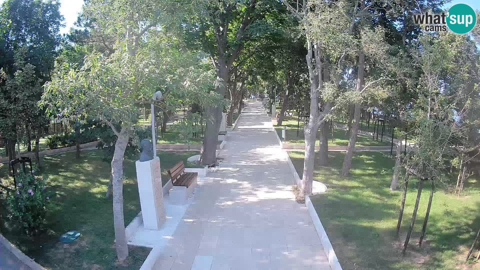 Writers’ Park Webcam Senj – Live by the Sea