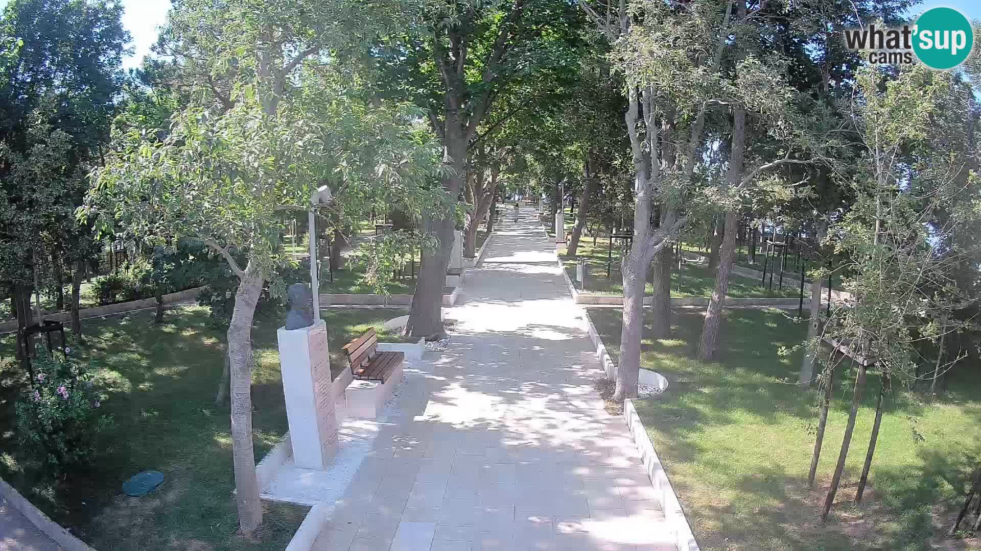 Writers’ Park Webcam Senj – Live by the Sea
