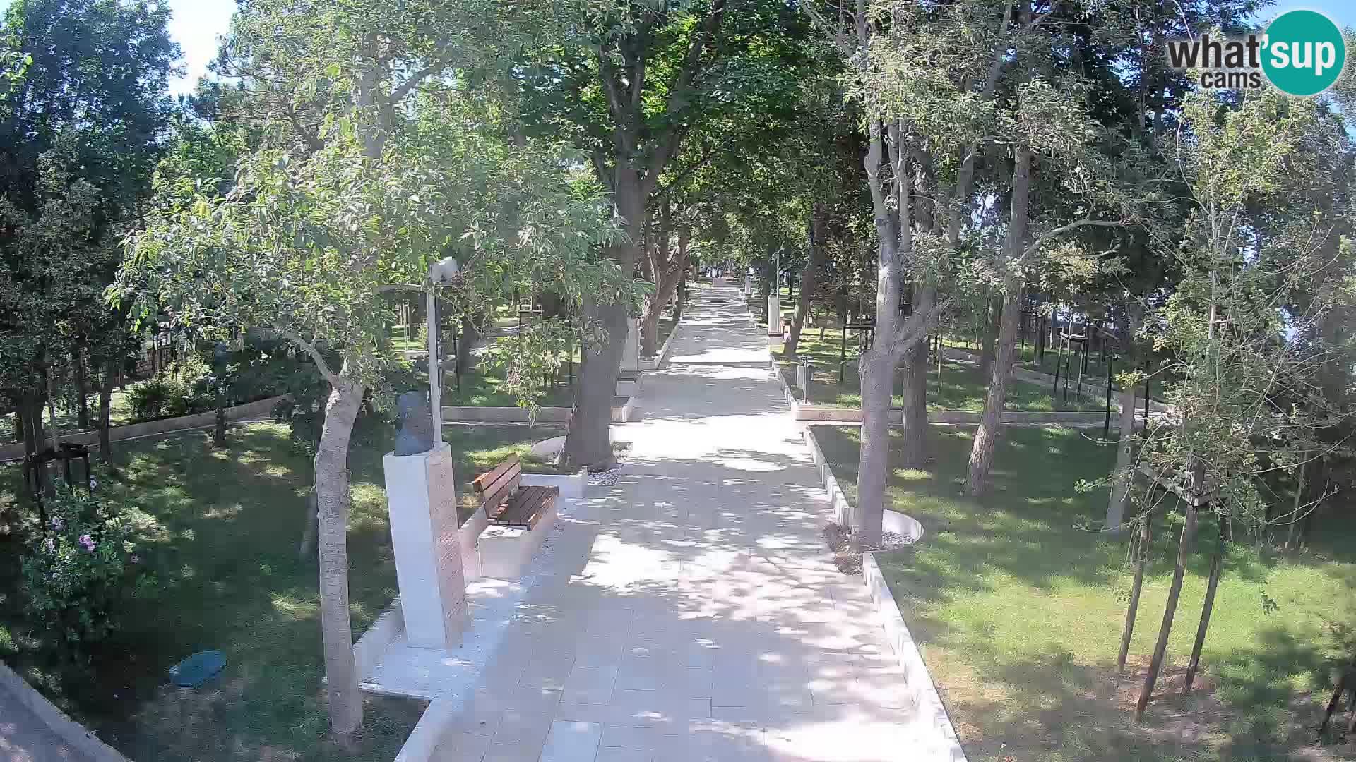 Writers’ Park Webcam Senj – Live by the Sea