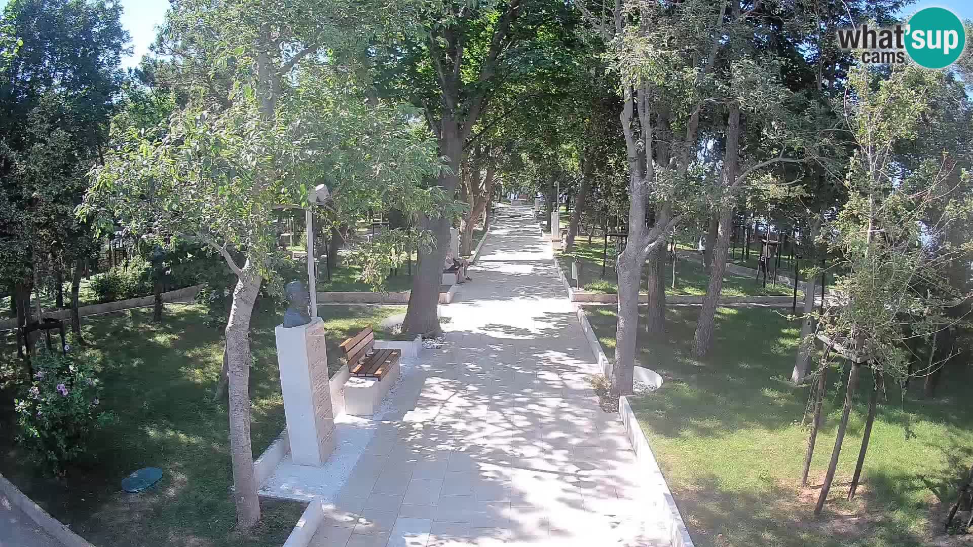 Writers’ Park Webcam Senj – Live by the Sea