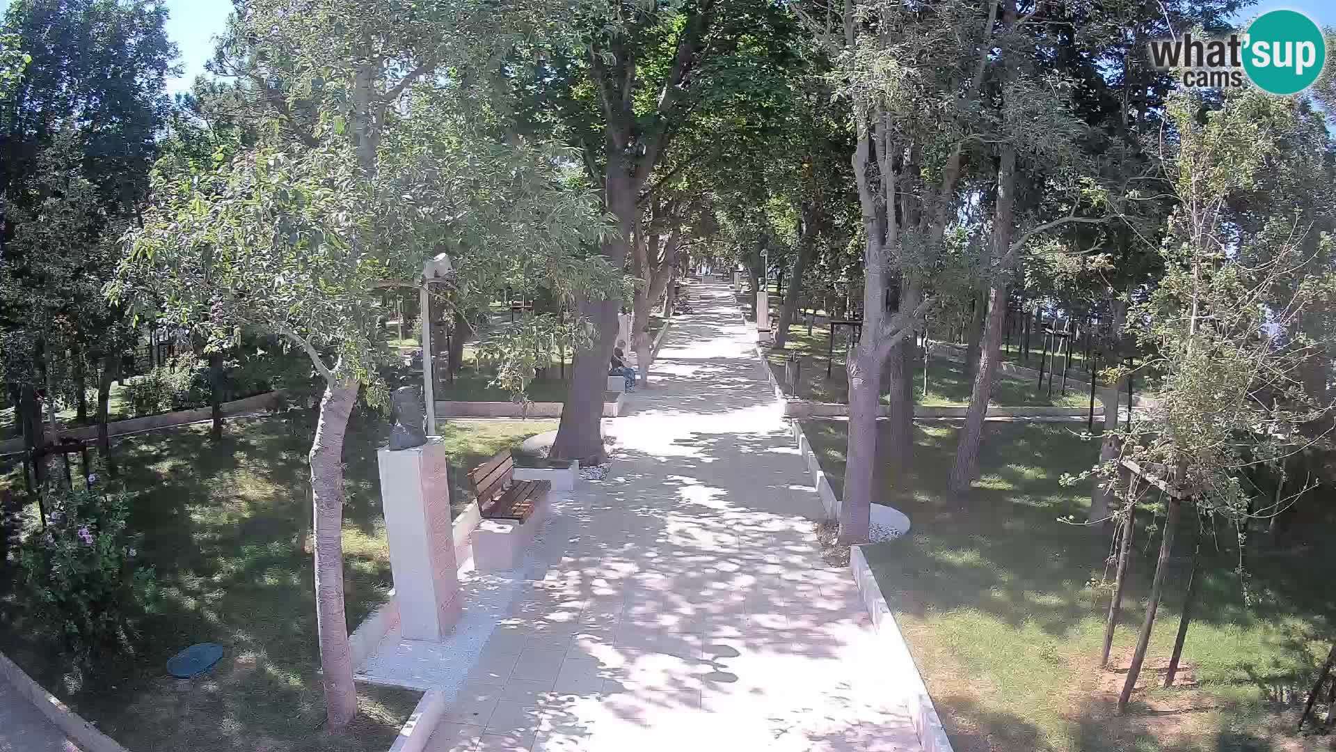 Writers’ Park Webcam Senj – Live by the Sea