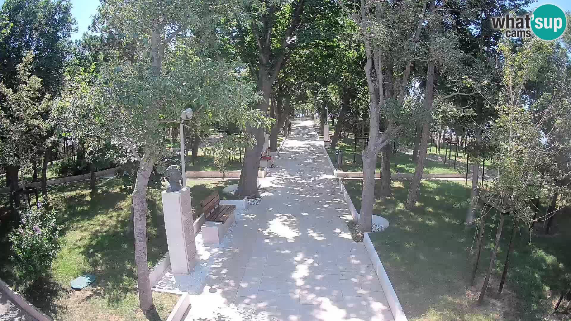 Writers’ Park Webcam Senj – Live by the Sea