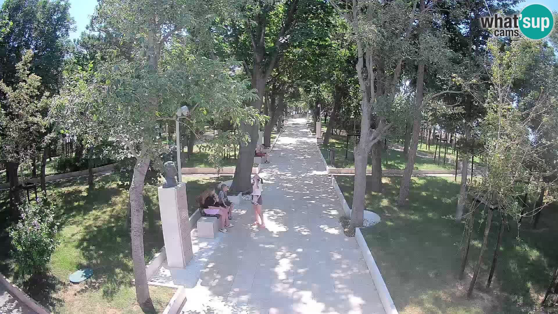 Webcam Schriftstellerpark Senj – Live am Meer