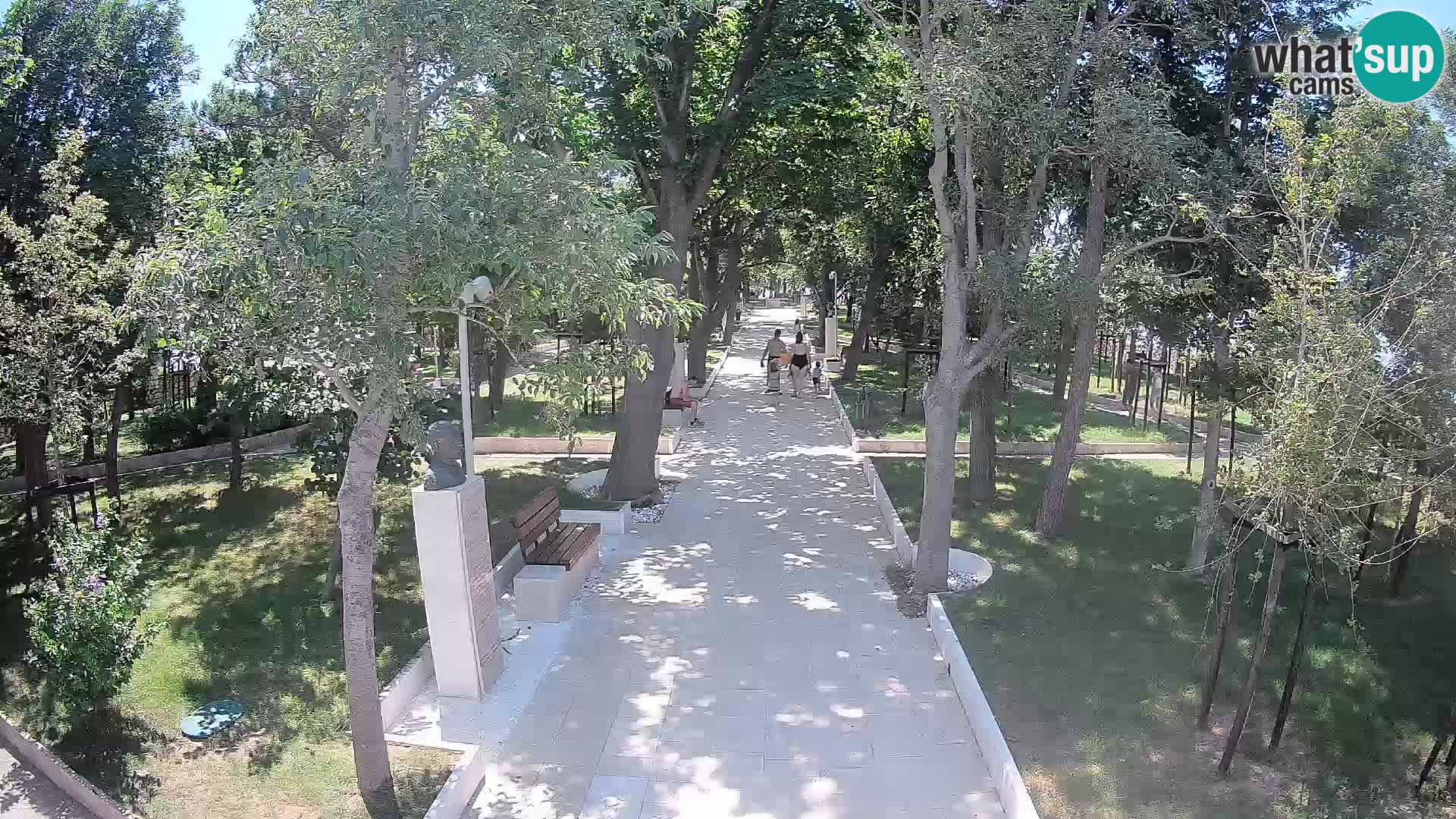 Webcam Schriftstellerpark Senj – Live am Meer