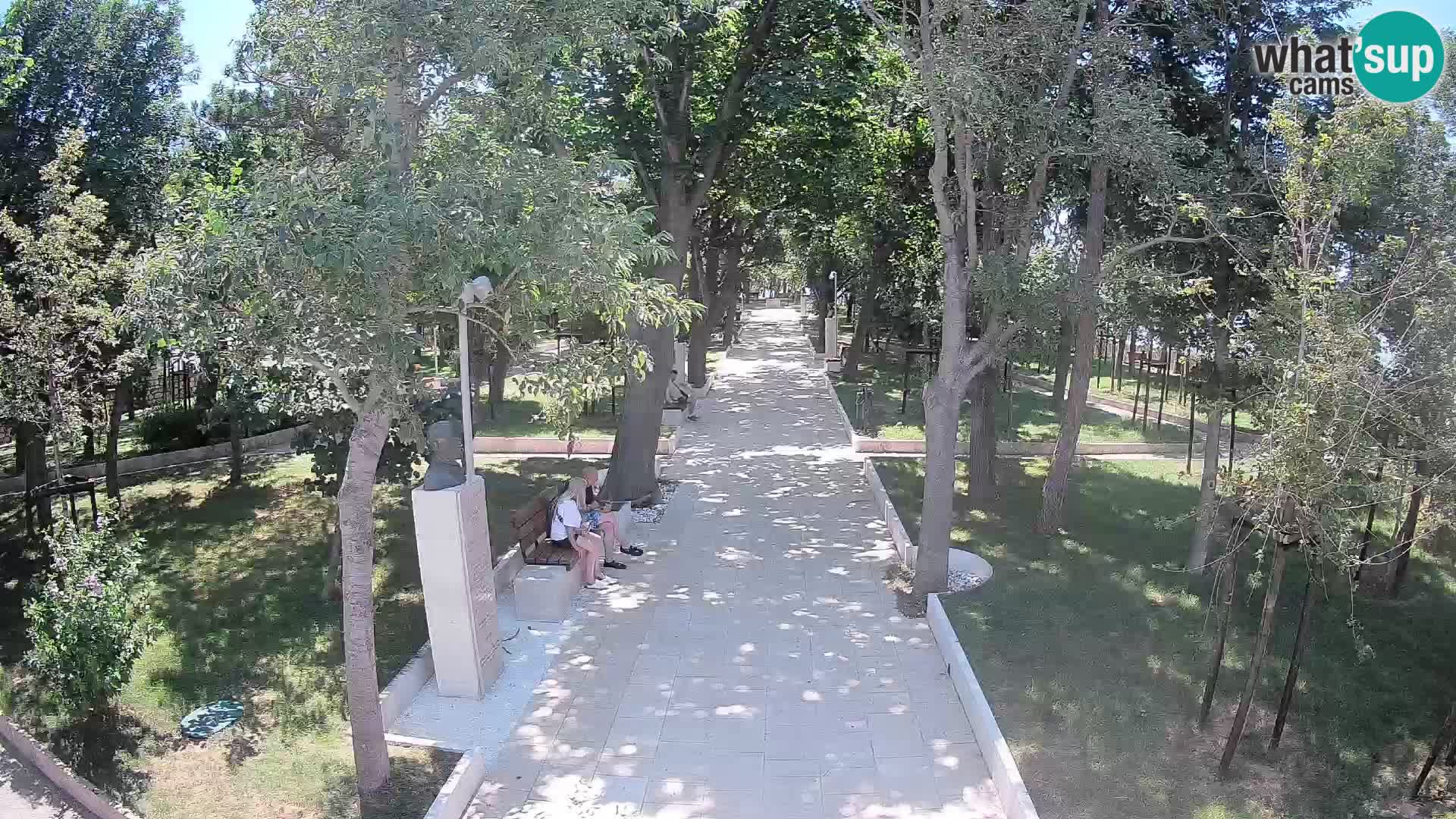 Writers’ Park Webcam Senj – Live by the Sea