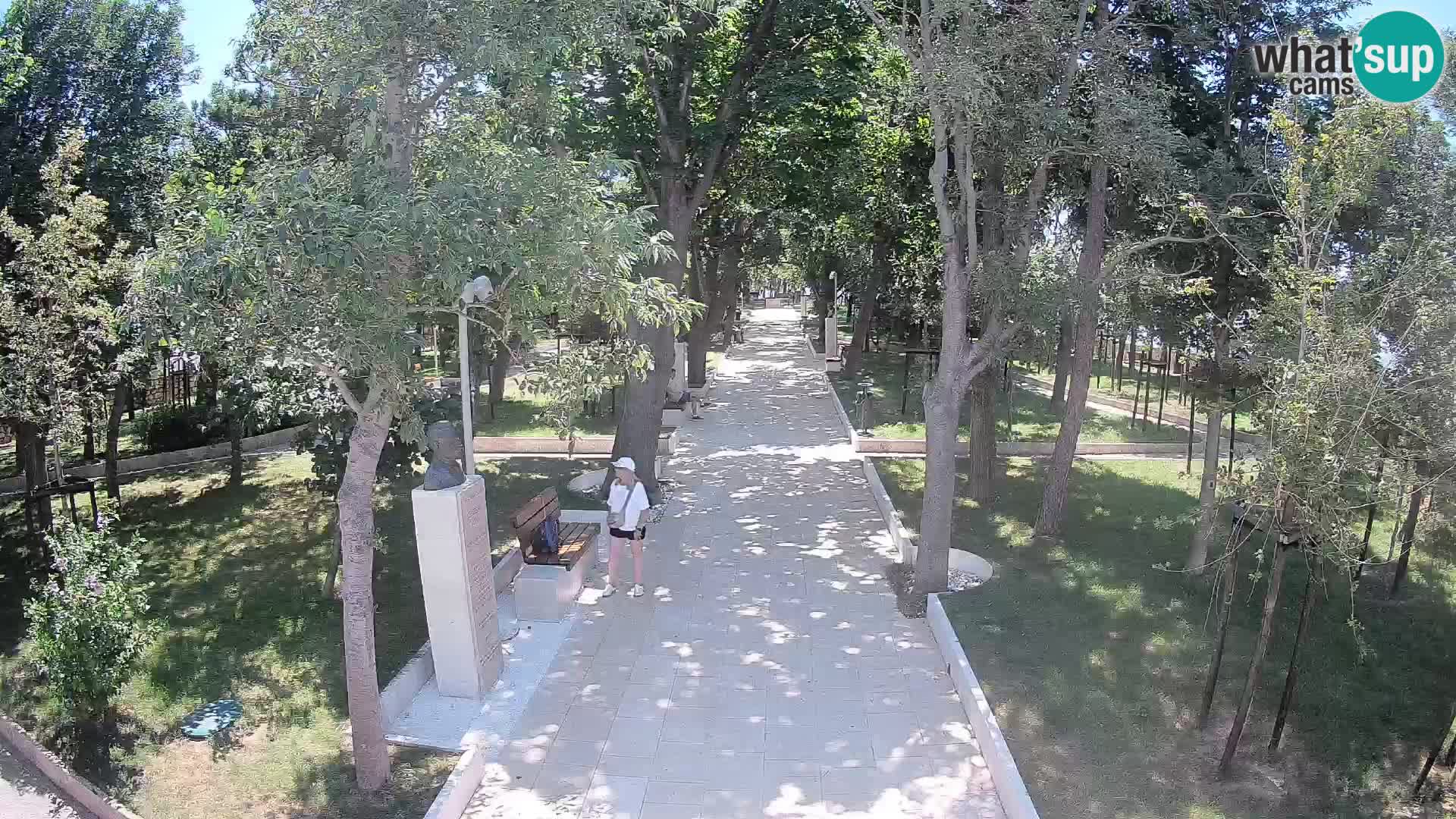 Writers’ Park Webcam Senj – Live by the Sea