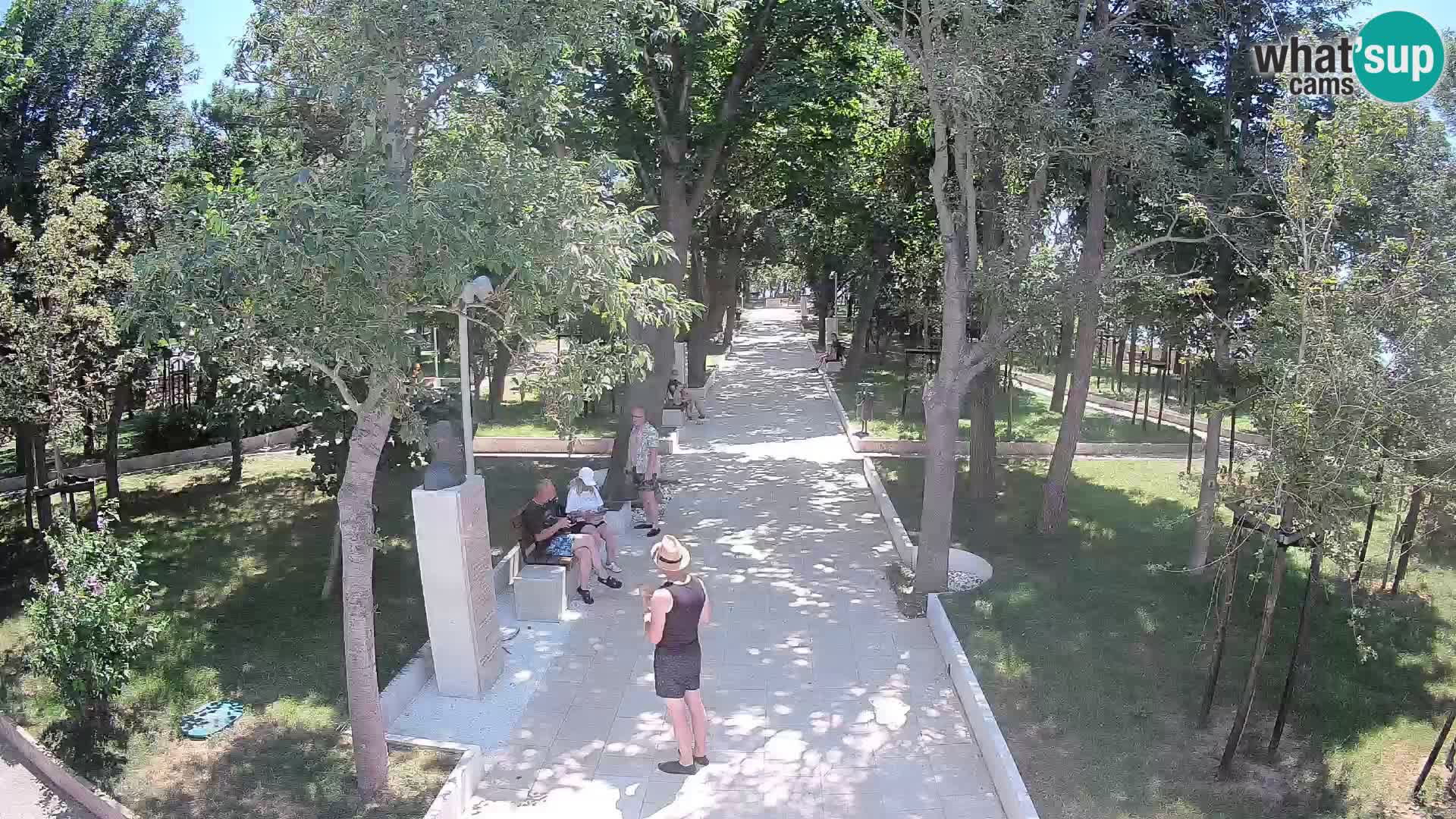 Writers’ Park Webcam Senj – Live by the Sea