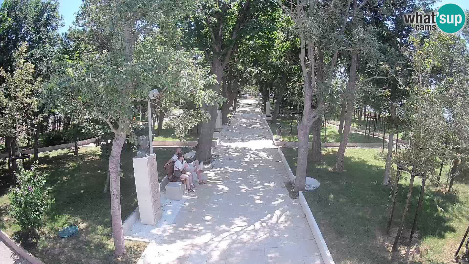 Webcam Schriftstellerpark Senj – Live am Meer