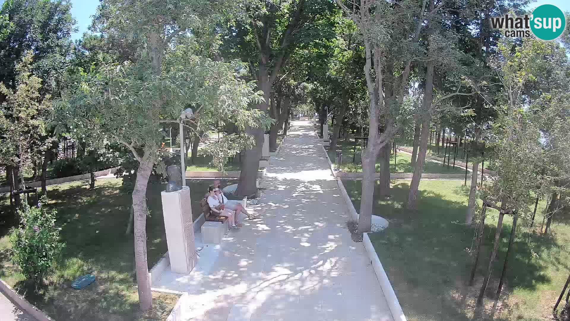 Writers’ Park Webcam Senj – Live by the Sea