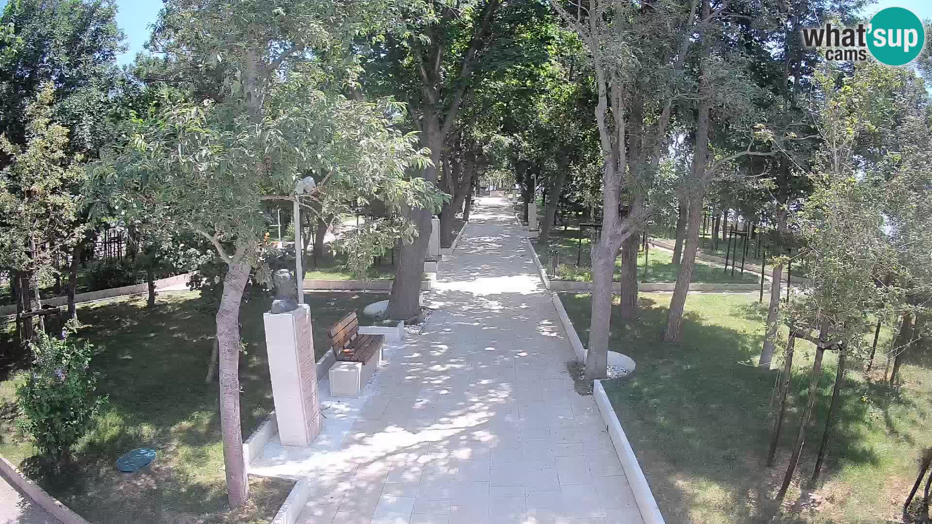 Writers’ Park Webcam Senj – Live by the Sea