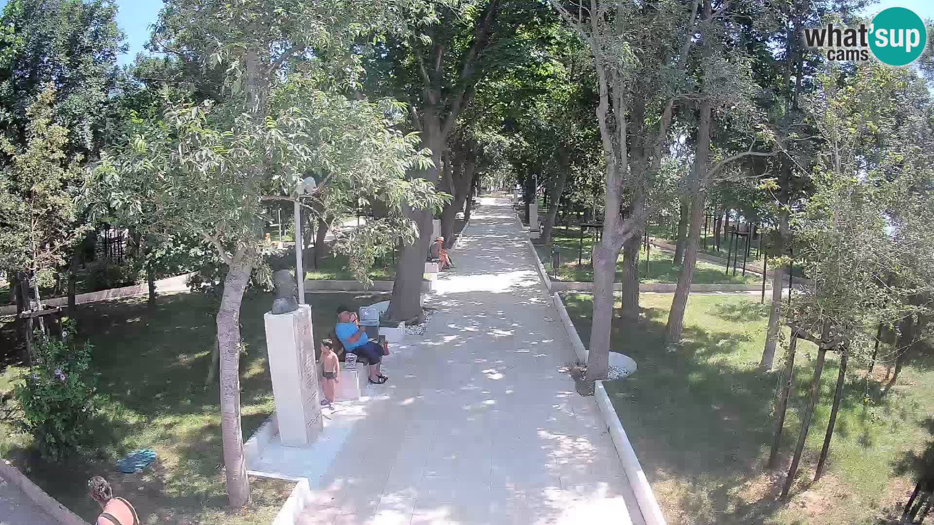 Writers’ Park Webcam Senj – Live by the Sea