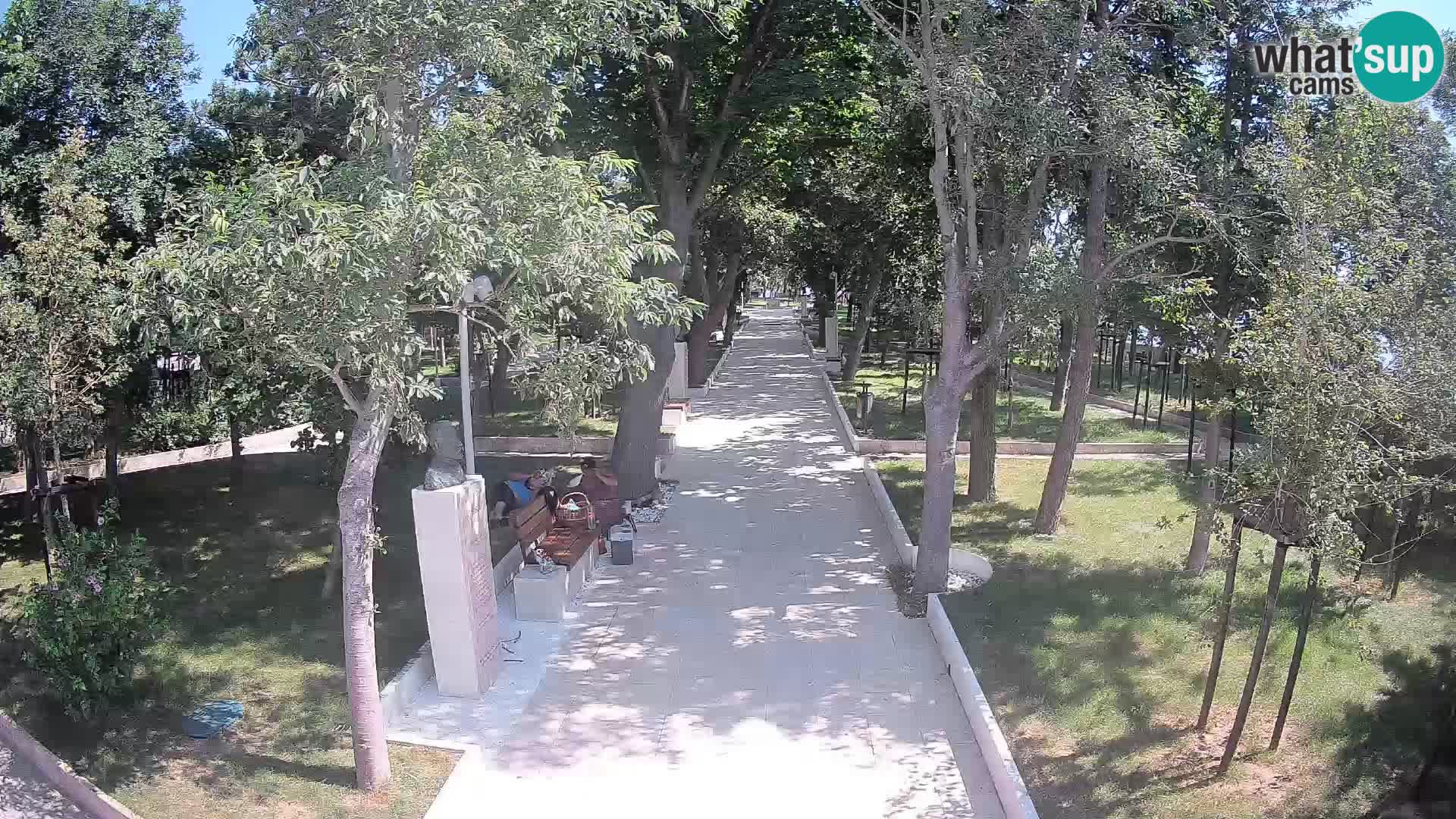Webcam Schriftstellerpark Senj – Live am Meer
