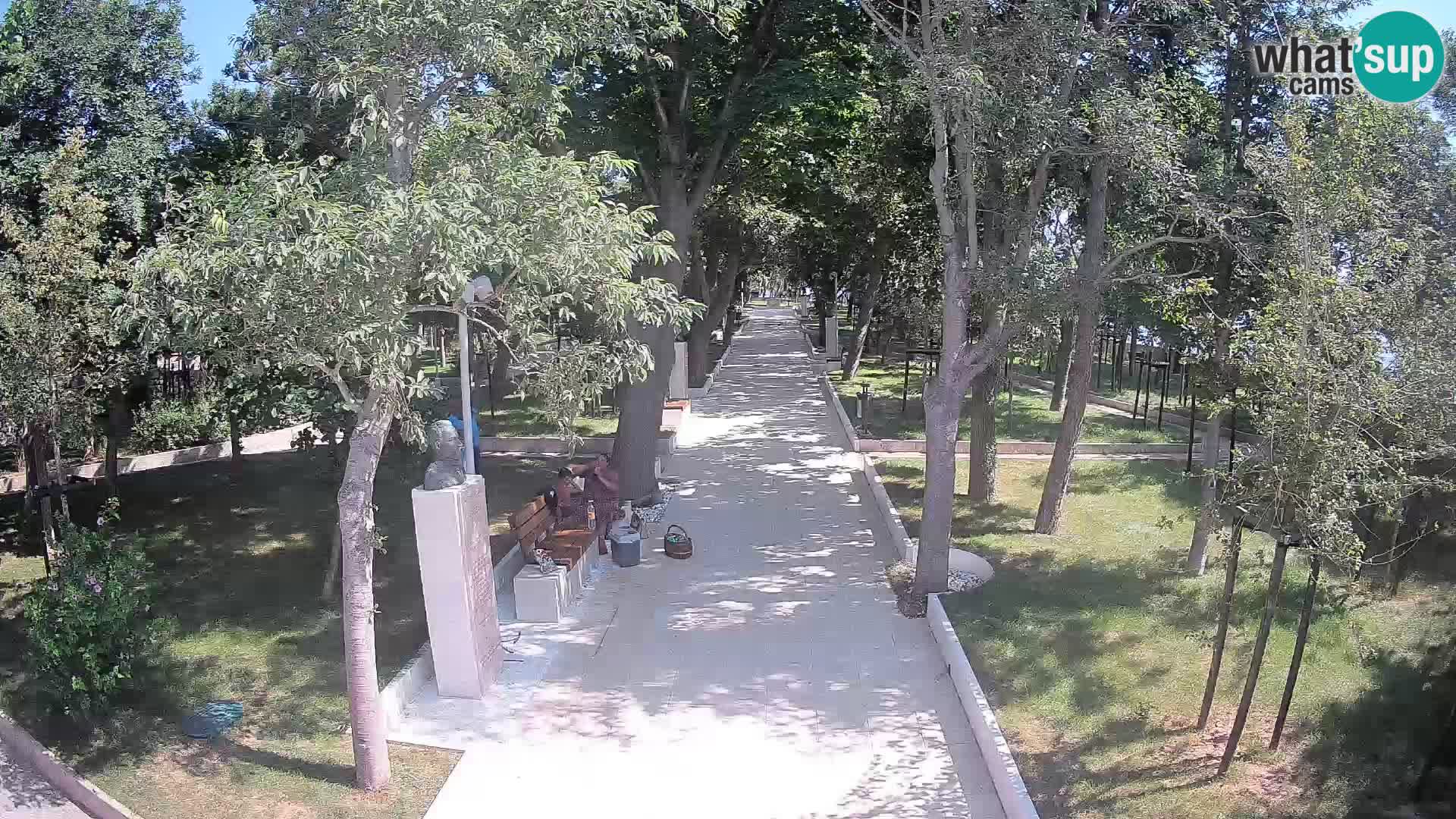 Writers’ Park Webcam Senj – Live by the Sea