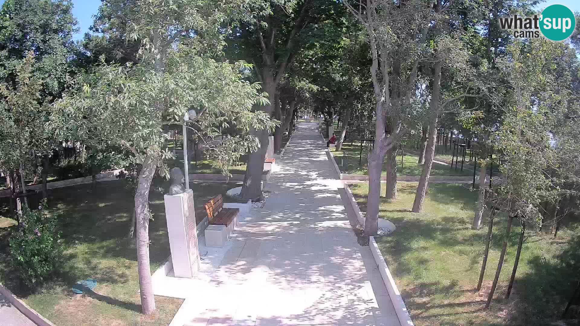 Writers’ Park Webcam Senj – Live by the Sea