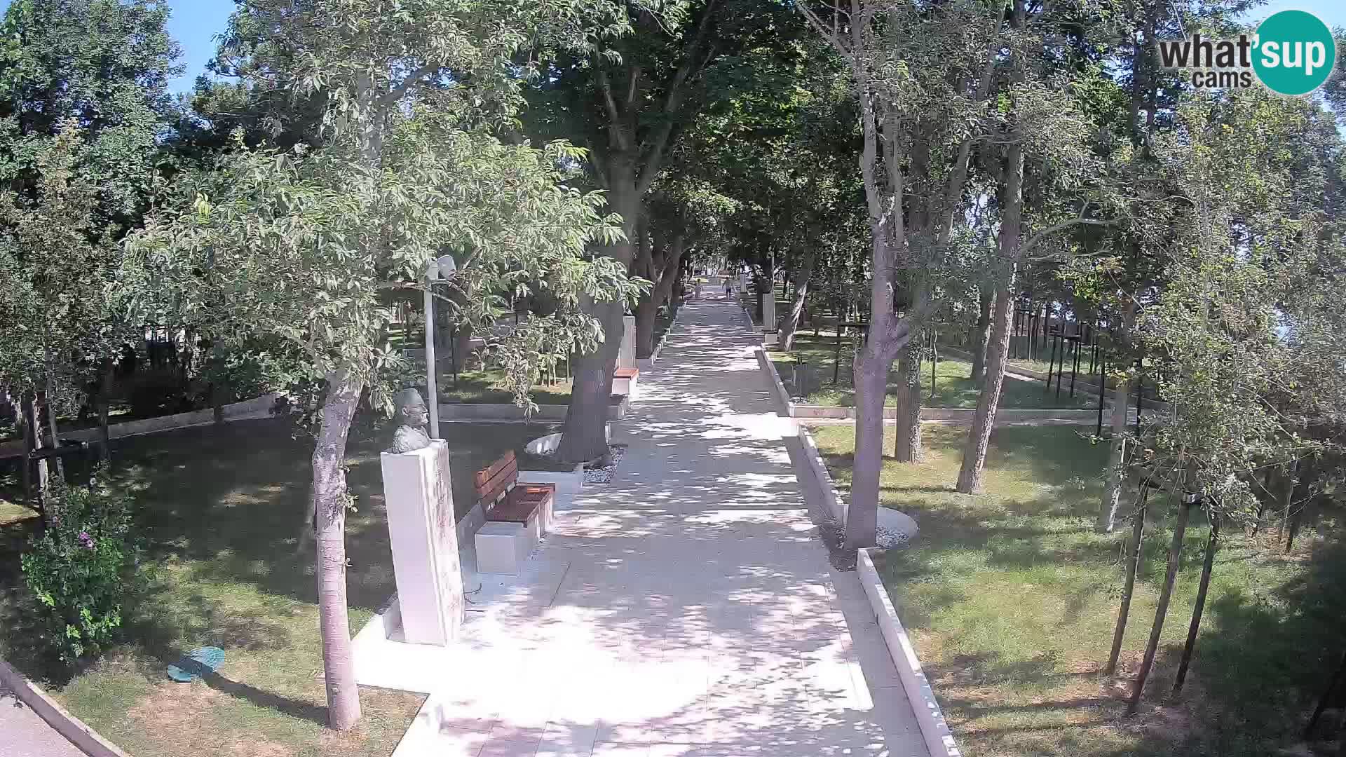 Writers’ Park Webcam Senj – Live by the Sea