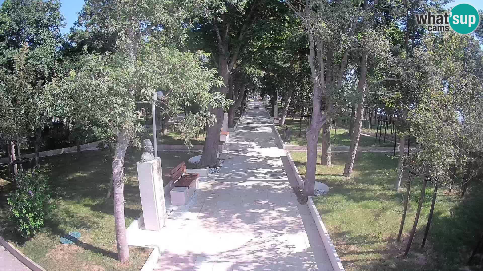 Writers’ Park Webcam Senj – Live by the Sea