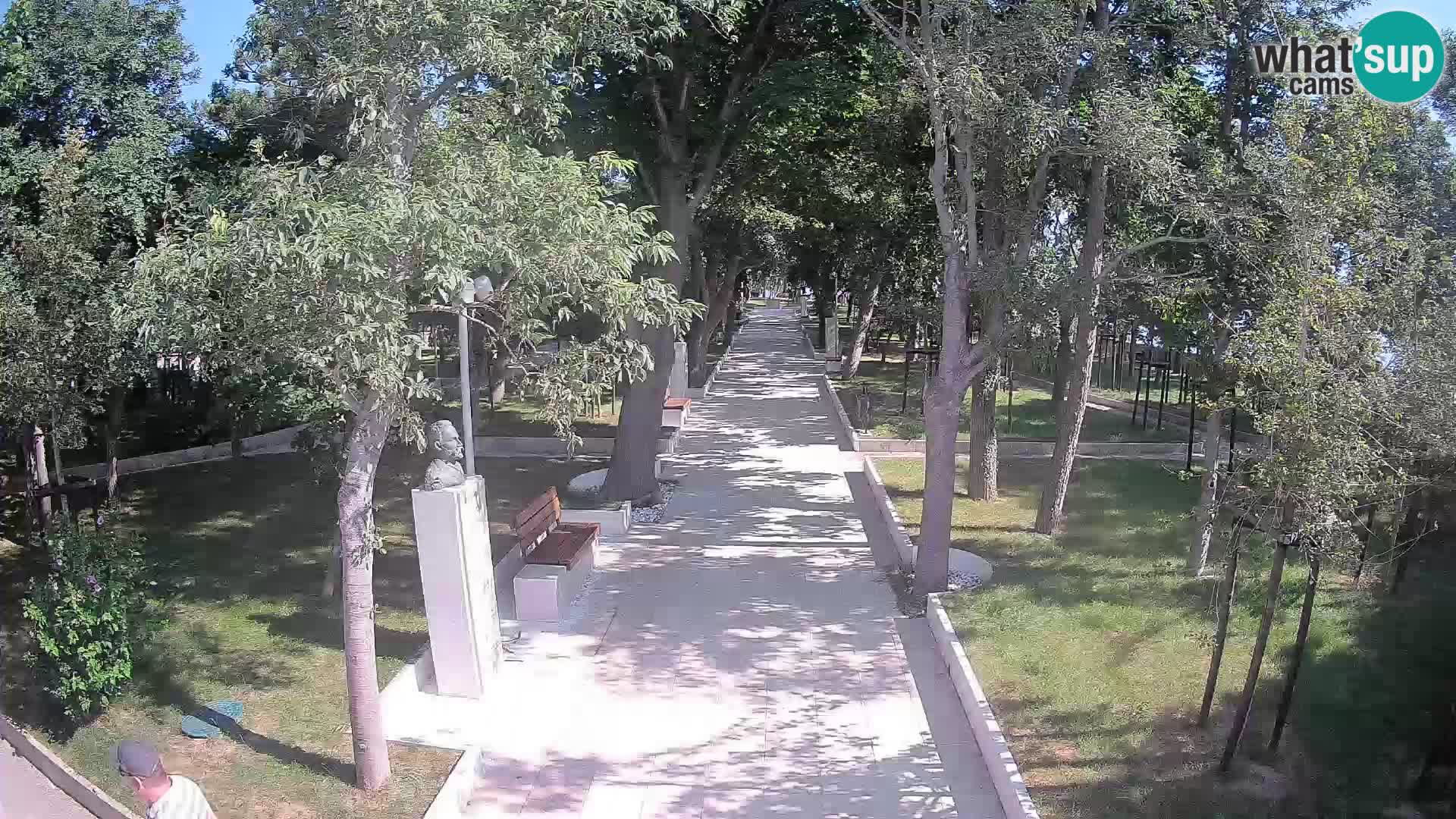 Writers’ Park Webcam Senj – Live by the Sea