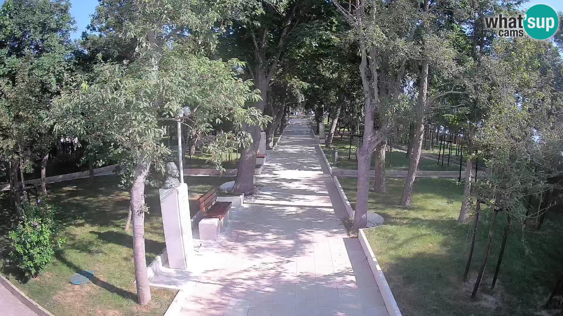 Writers’ Park Webcam Senj – Live by the Sea