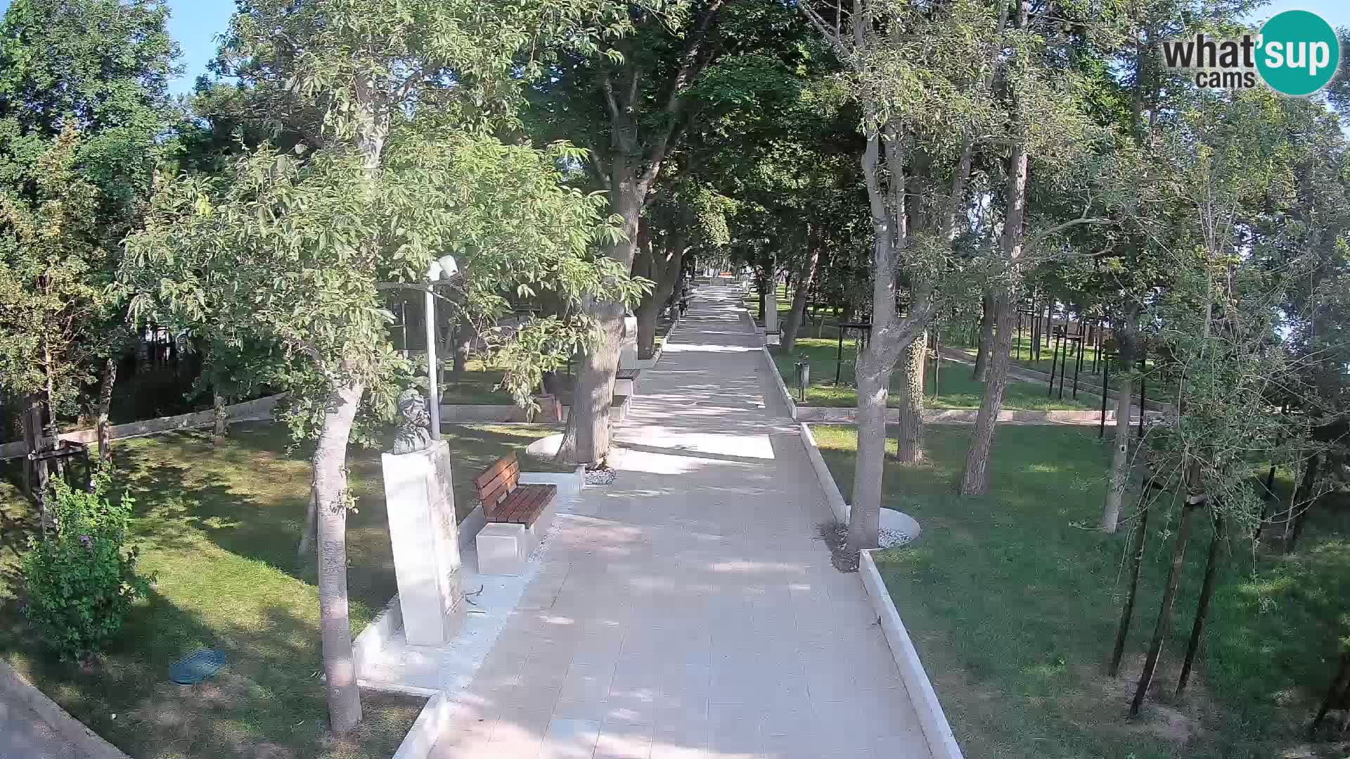 Writers’ Park Webcam Senj – Live by the Sea