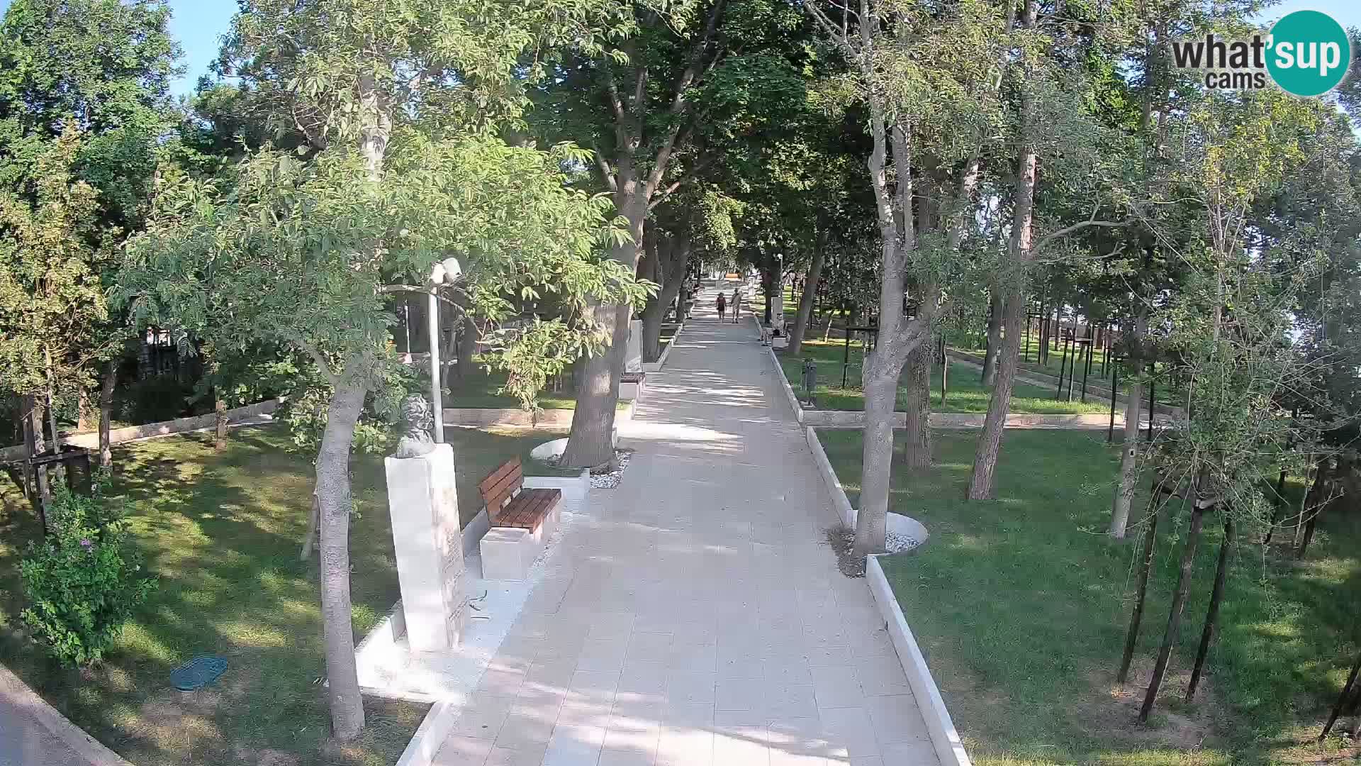 Writers’ Park Webcam Senj – Live by the Sea