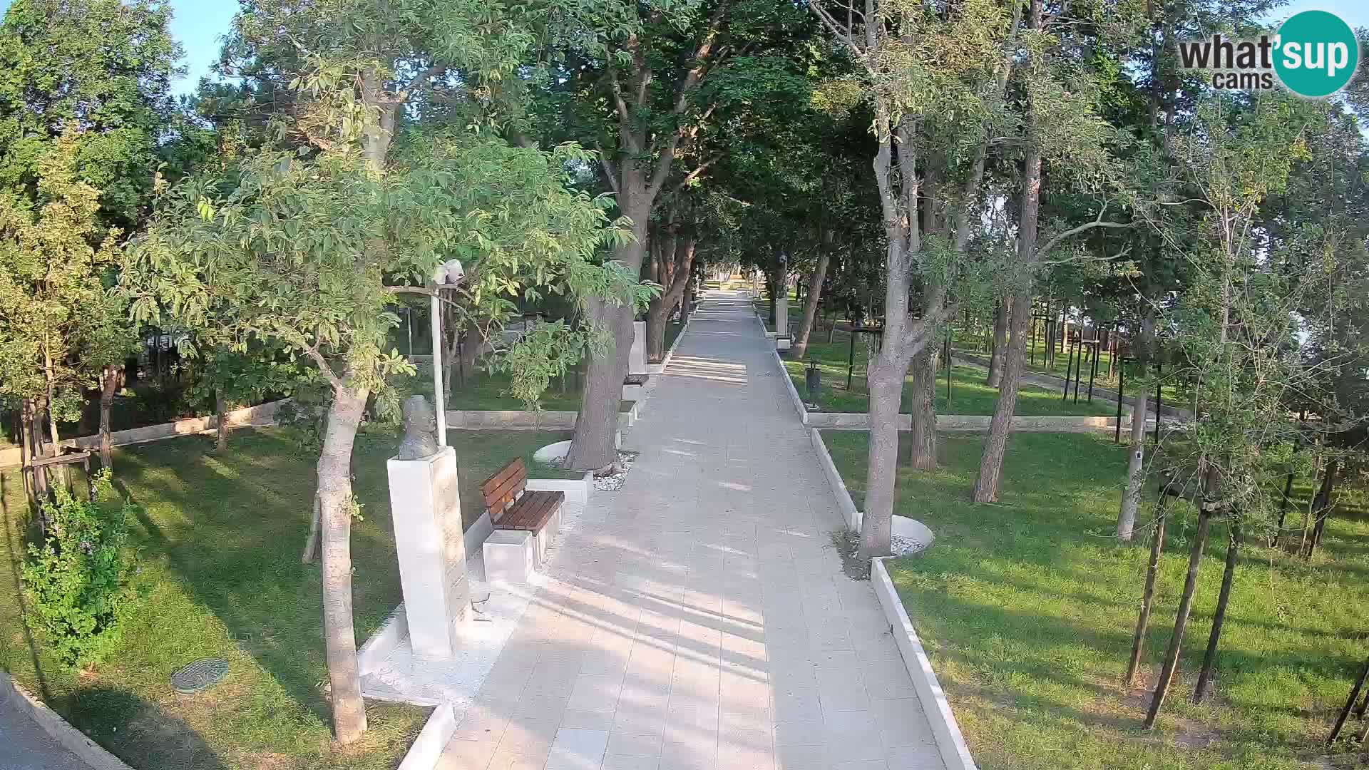 Writers’ Park Webcam Senj – Live by the Sea