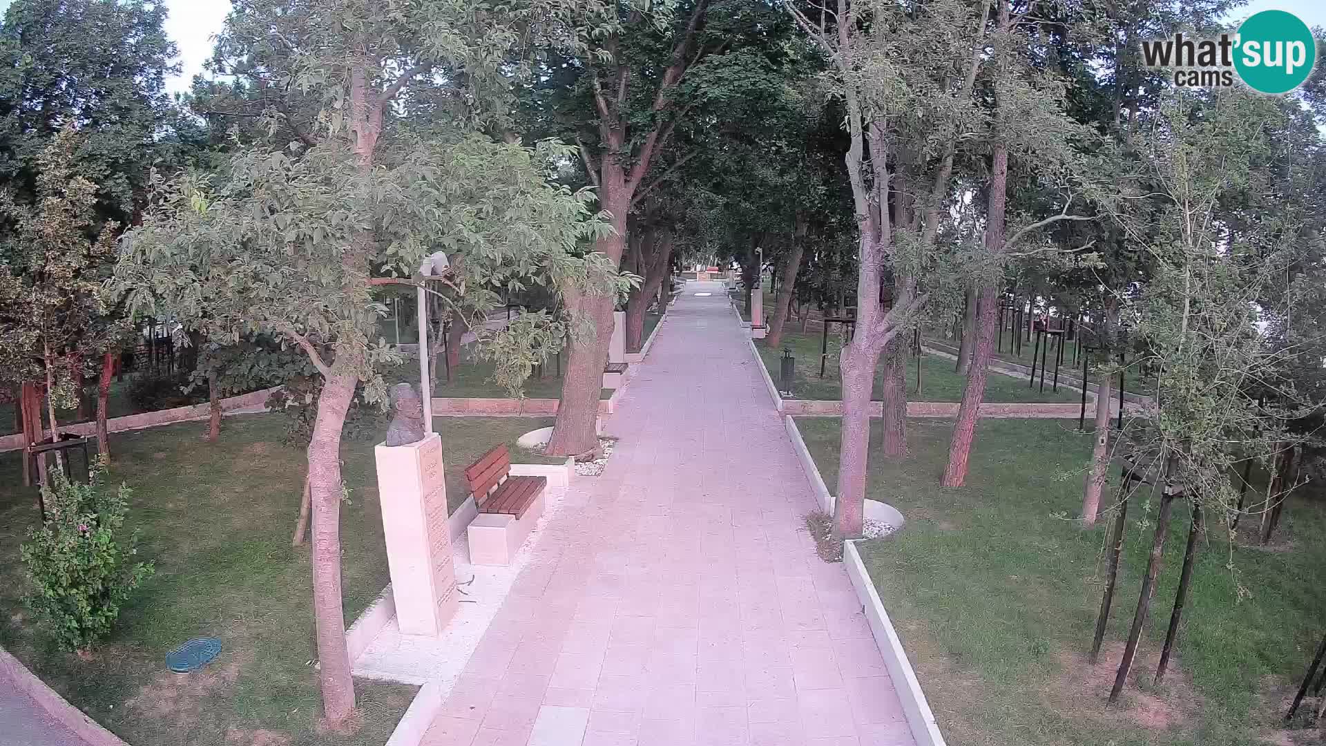 Webcam Schriftstellerpark Senj – Live am Meer