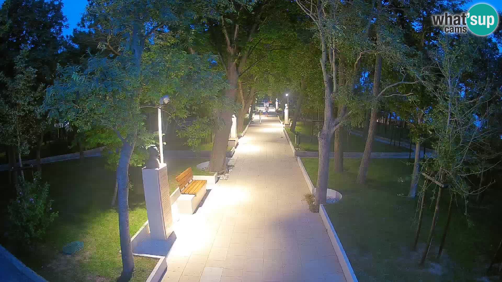 Writers’ Park Webcam Senj – Live by the Sea