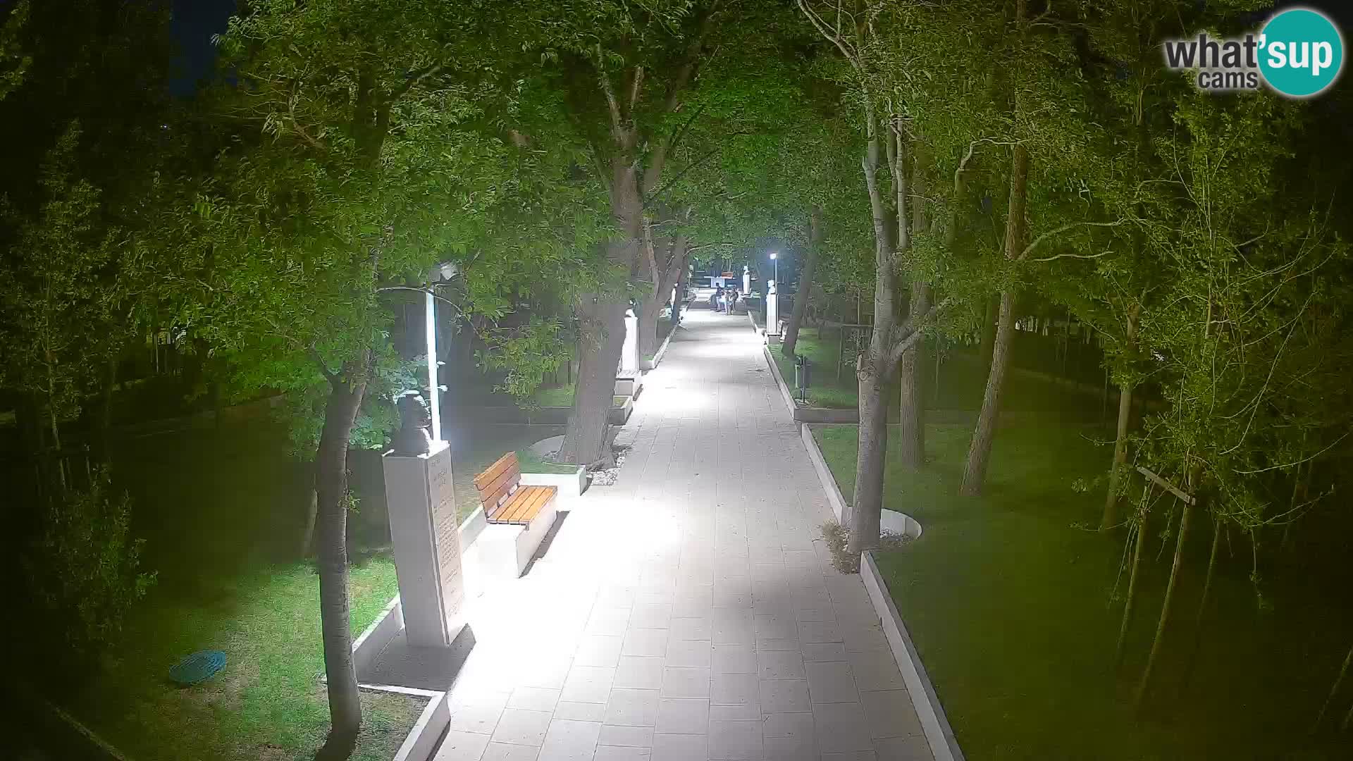 Writers’ Park Webcam Senj – Live by the Sea