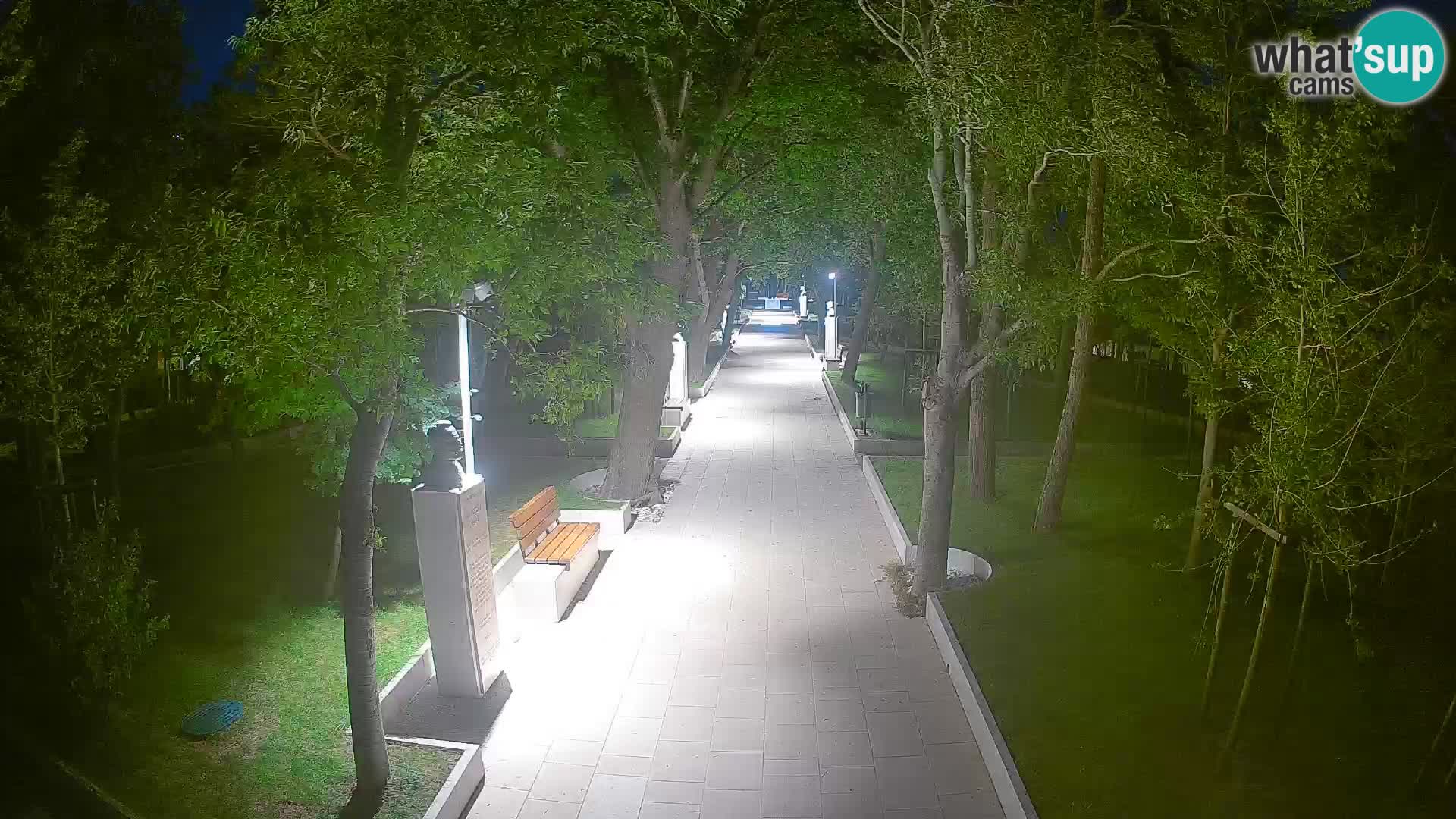 Writers’ Park Webcam Senj – Live by the Sea