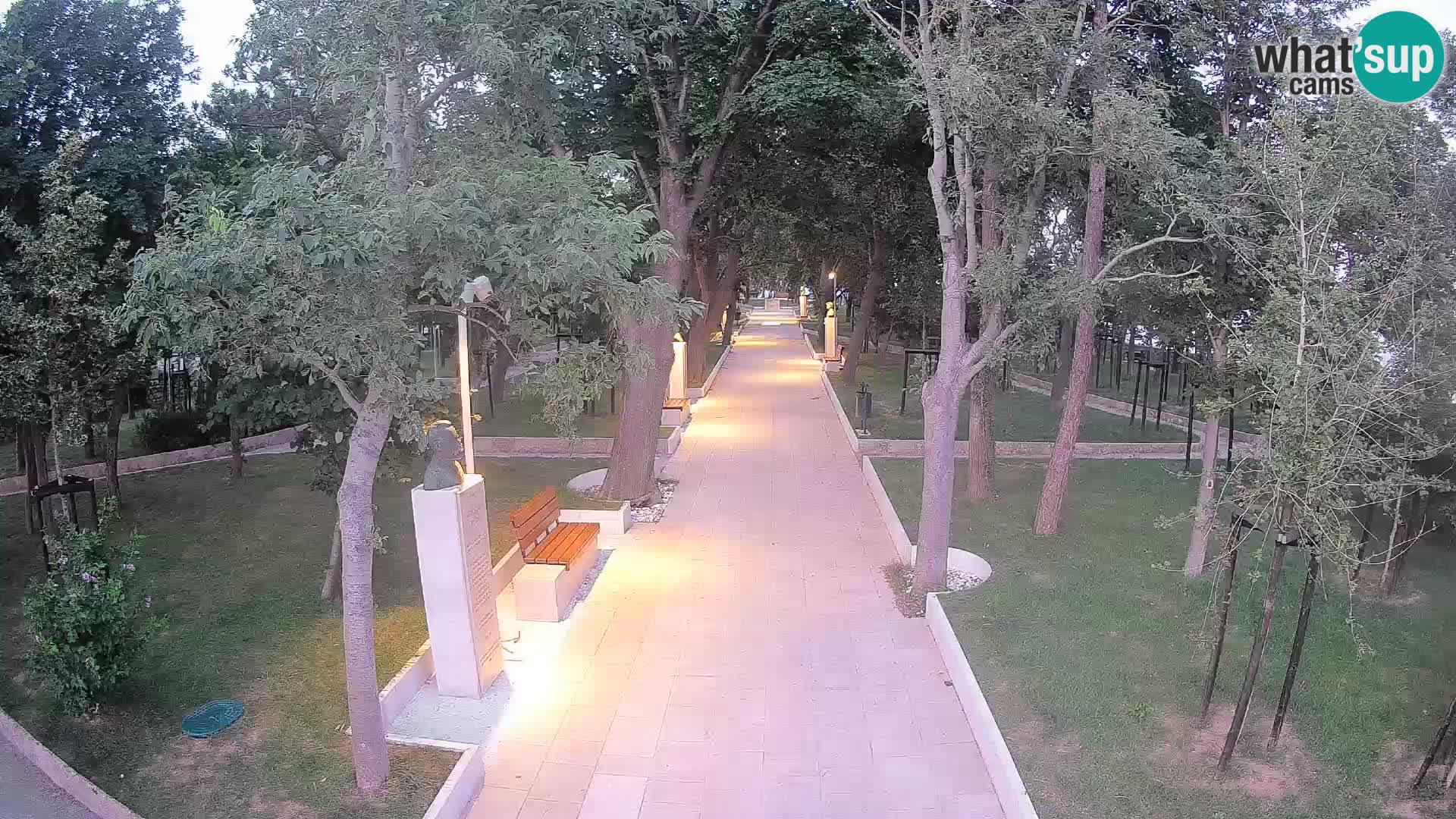 Webcam Schriftstellerpark Senj – Live am Meer
