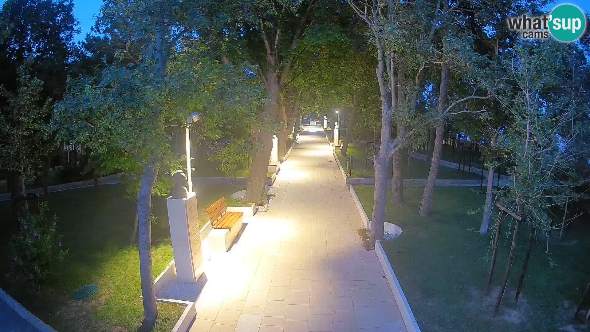 Writers’ Park Webcam Senj – Live by the Sea