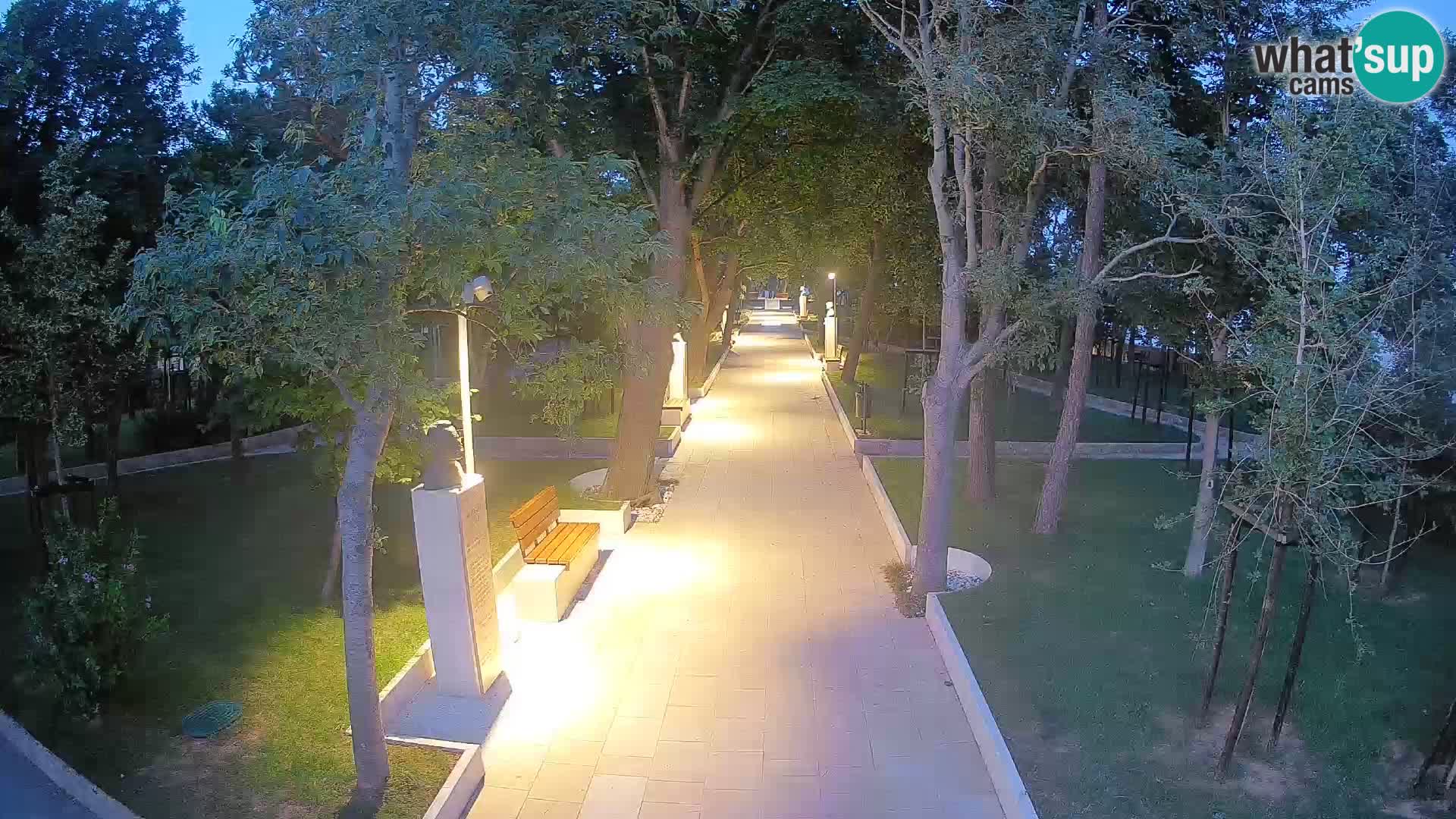 Writers’ Park Webcam Senj – Live by the Sea
