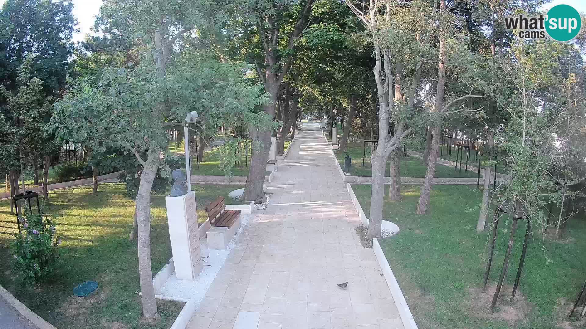 Writers’ Park Webcam Senj – Live by the Sea