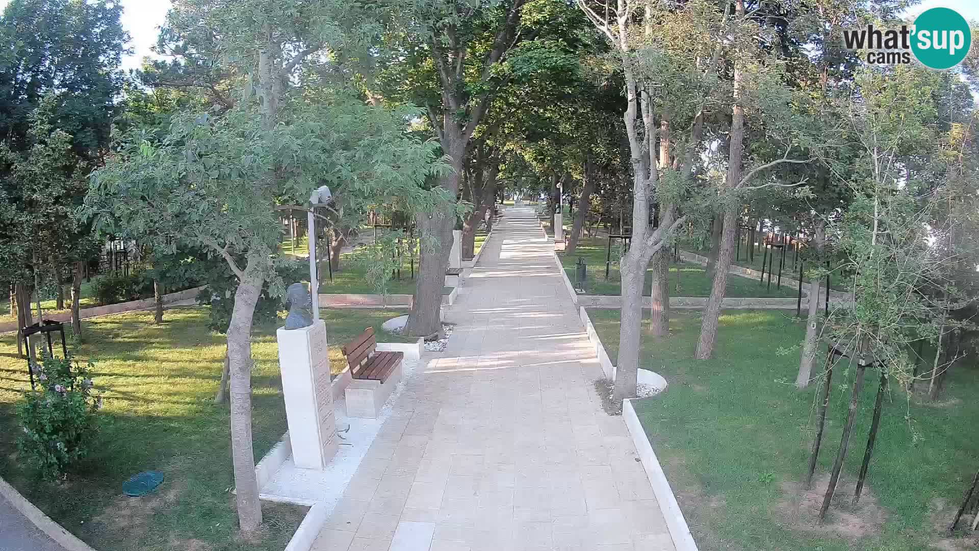 Writers’ Park Webcam Senj – Live by the Sea