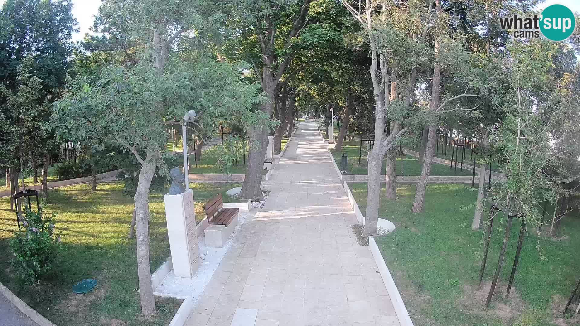 Writers’ Park Webcam Senj – Live by the Sea