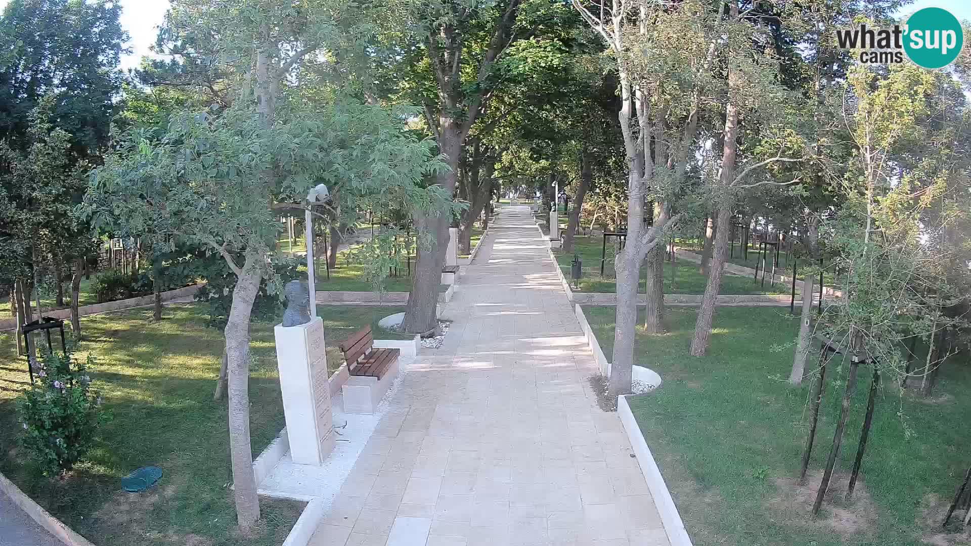 Writers’ Park Webcam Senj – Live by the Sea