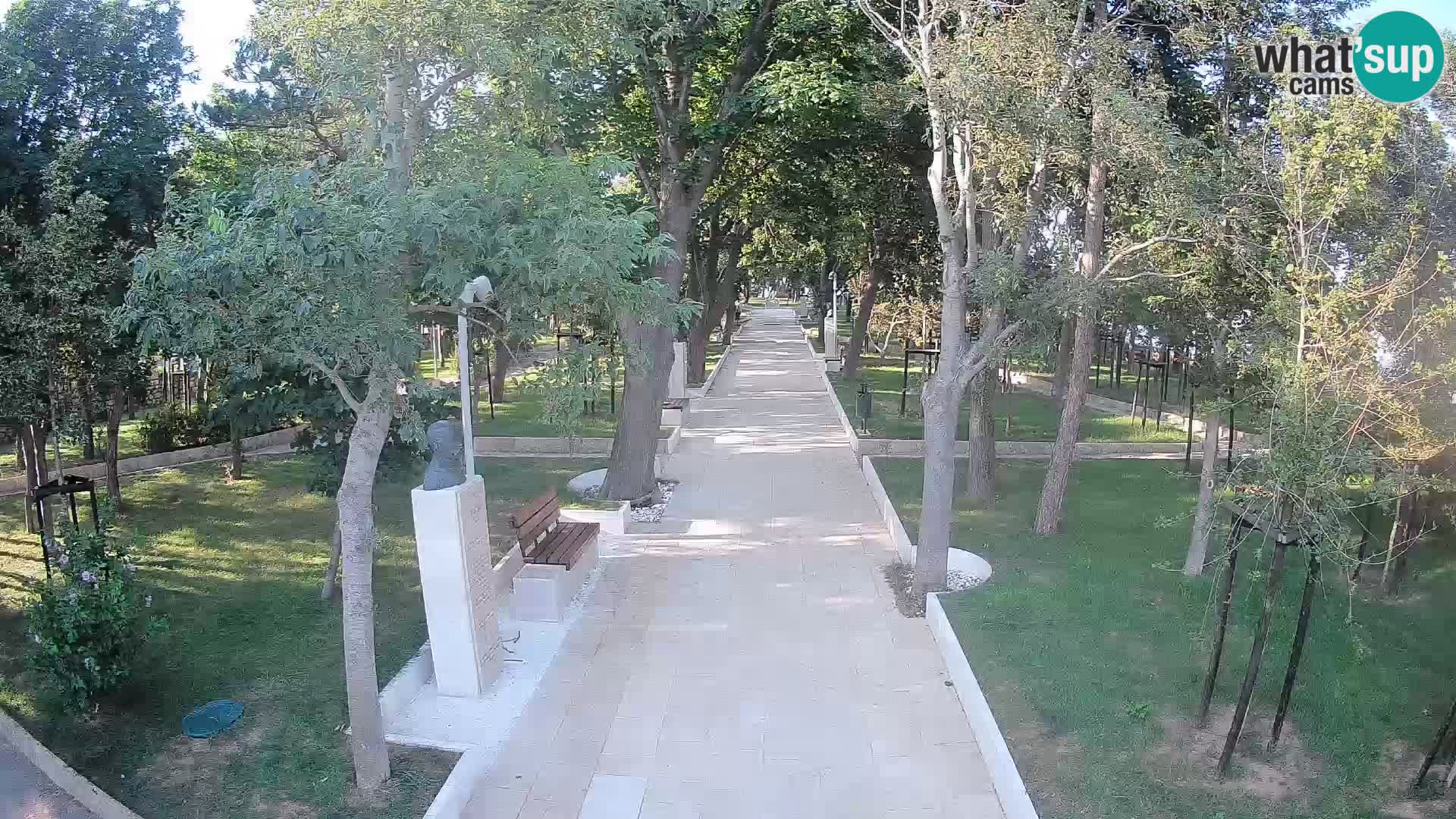 Writers’ Park Webcam Senj – Live by the Sea
