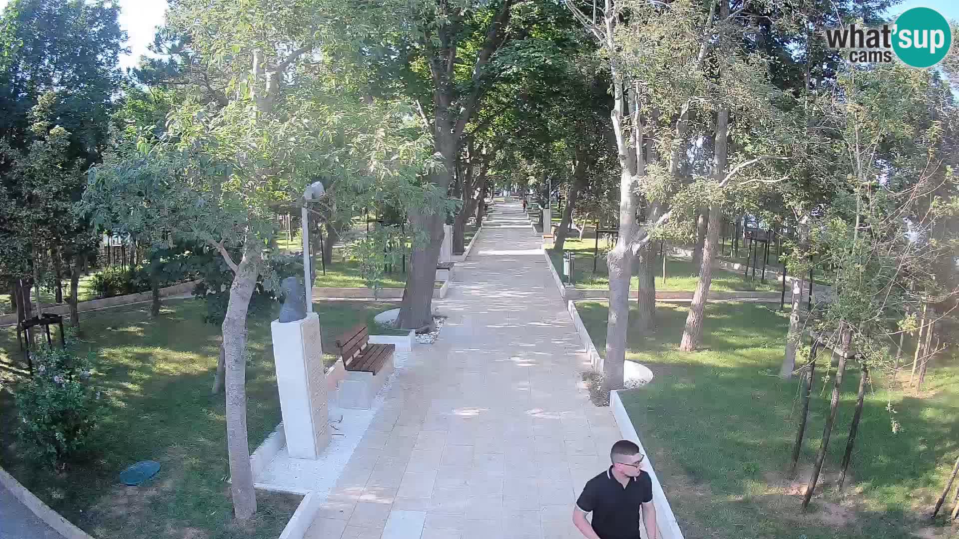 Writers’ Park Webcam Senj – Live by the Sea